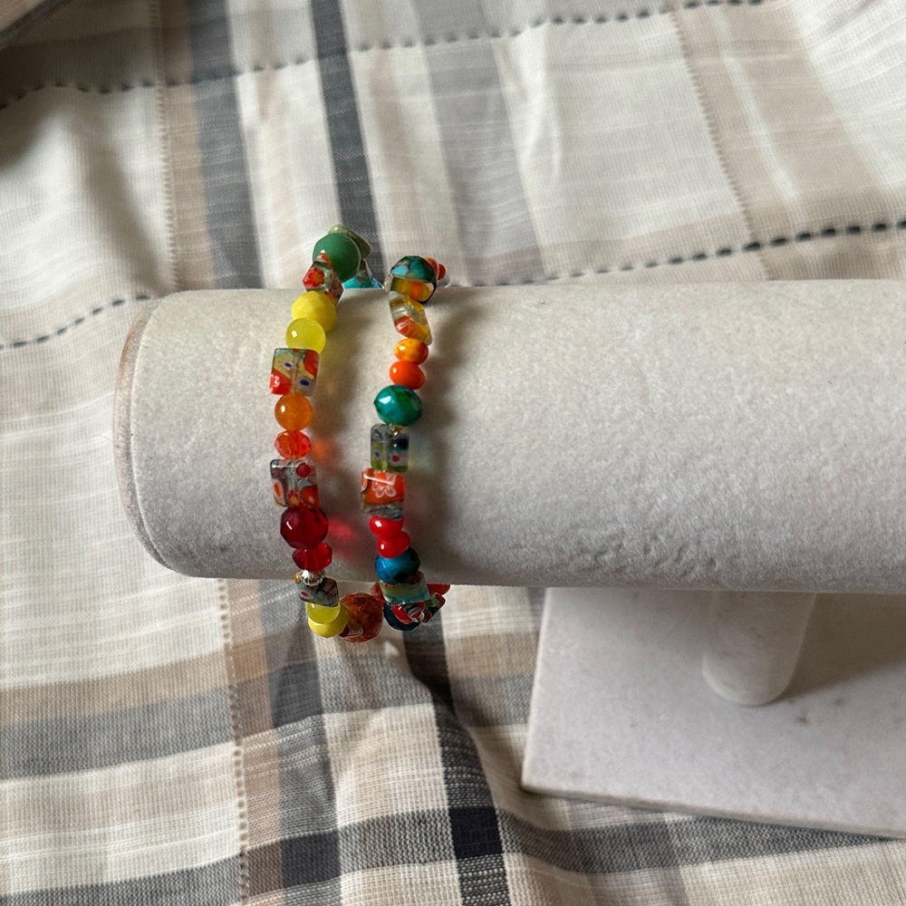Multicolor Beaded Bracelet Set